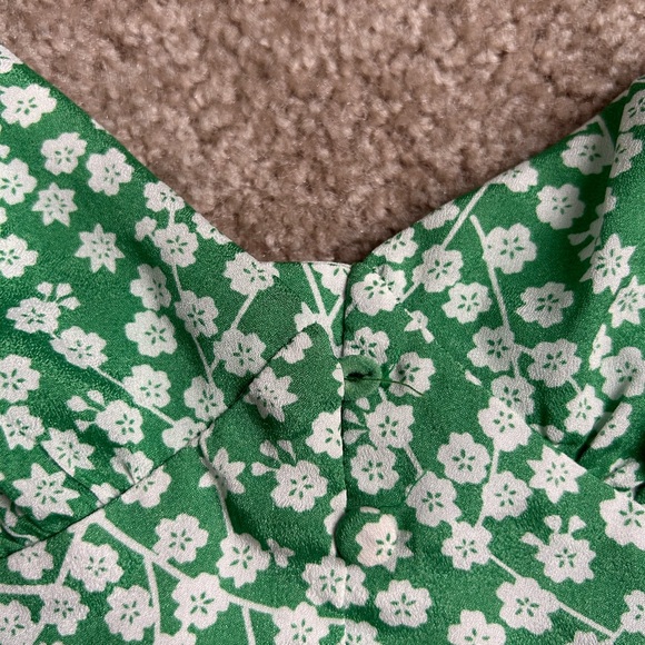 PRINCESS POLLY GREEN CROP TOP-0 - Picture 3 of 5